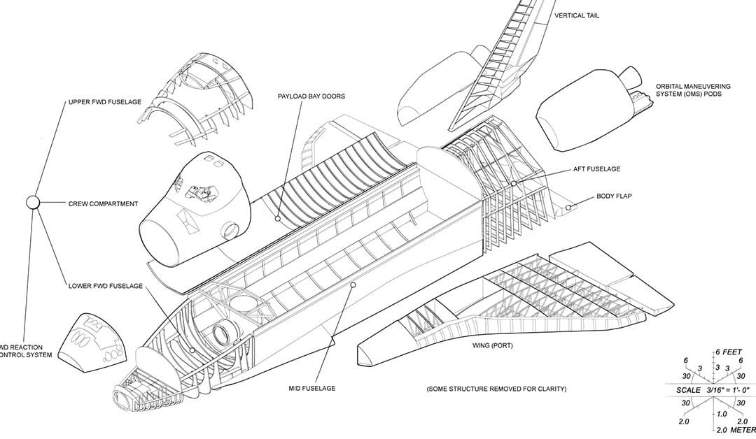 Space Shuttle Design Schematics